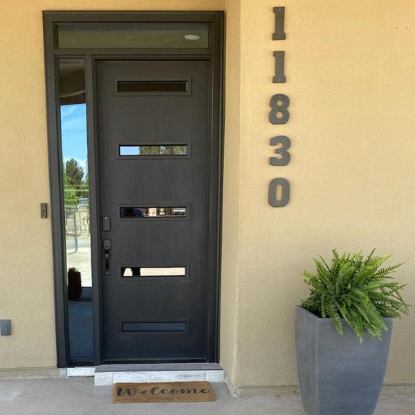 custom fiberglass door
